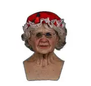 Granny Wearing Hat Mask Cosplay Mask Masquerade Party