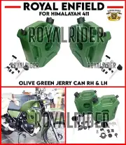 Fits Royal Enfield "OLIVE GREEN JERRY CAN LH & RH" For Himalayan 411 (for: Royal Enfield)