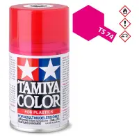 在飛比找露天拍賣優惠-【鹿港麗王】現貨 TAMIYA TS-74 透明紅色 噴漆