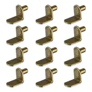 Shelf Support Peg,6mm L Support,Cabinet Closet Shelf Bracket Pegs Bronze 50pcs
