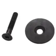 Carbon Fiber Bike Front Fork Stem Top Cap Stainless Steel Bolt Included