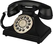 Vintage Telephone, Corded Retro Landline Phones for Home, Single Line Old Fashion House Phone with Loud Ringer for Seniors, Classic Antique Phones for Office/Hotel/School