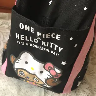 Hello Kitty*One Piece喬巴 托特包/帆布包/購物袋/肩背包/側背包/補習袋/書包～航海王 海賊王