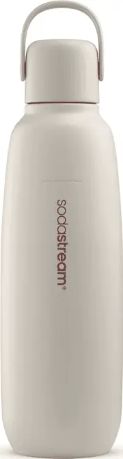 Sodastream 900ml Stainless Steel Fizz And Go Bottle Sand