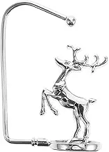 Garneck Fireplace Stocking Holder Hook for Mantle Heavy Duty Xmas Decoration Versatile Stocking Hanger Clip for Garlands Ornaments Quick Installation Stylish Design for Holiday Decor
