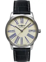 Zeppelin 83451 Blue Leather Womens Watch