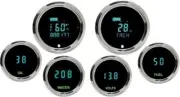 Dakota Digital Odyssey Solarix Gauge Mini Speedometer Tachometer SLX015C SLX015