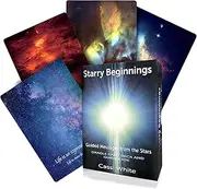Starry Beginnings Oracle Cards | 44-Card Deck and Guidebook | Beautiful Galactic Colorful Images and divinely Channelled Messages for Lovers of Oracle Cards
