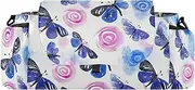 miaozhen Mystery Butterflies Purple stroller caddy organizer cup caddy webbing loop accesorios para accesorios para