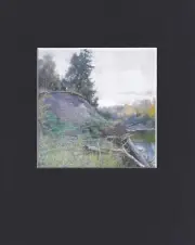 8X10" Matted Print Painting Art Picture: Vladimir Ribatchok, Sweeps of Cliffs