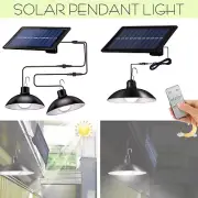 Outdoor Solar Power Light Hanging Pendant Garden Yard Tent Lamp w/Remote Control