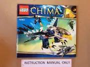 New Lego Instruction Manual ONLY for Chima Eris' Eagle Interceptor Set 70003