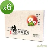 在飛比找momo購物網優惠-【草本之家】青梅酵素(60粒X6盒)