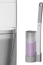 Refillable Toilet Bowl Wand Set, Cleaning Bathroom Cleaning System, Quick-Change Replacement Head For Bathtubs, Mop Sinks, Effortless Deep Tool, 15.79x3.94 Inches