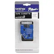 Brother 3/8" (9mm) White on Clear P-touch Tape for PT150, PT-150 Label Maker