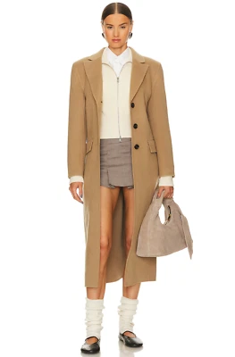 NWT Mackage Ruth Wool Beige Coat Size XS
