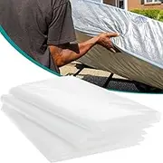 3Pcs Mattress Bag for Moving 78.74×94.48×13.77 Inch Large Mattress Protector Covers Clear Plastic Mattress Cover Bag Waterproof and Dustproof Bed Pad Protector for Home
