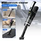 Car Handheld Vacuum Cleaner Wireless w/Brush Nozzle Filter For Cleaning Dusts