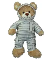 New Mummy Morph Suit for Stuffed Toys, Fits 14-18 Inch Bears, Halloween Costume