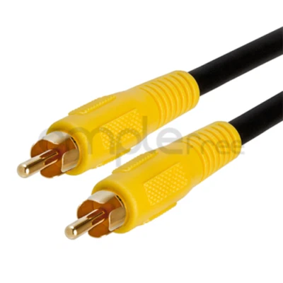 6FT RCA Male to RCA Male Composite Audio Subwoofer Cable NEW