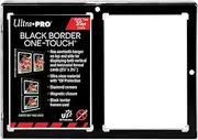 Ultra Pro 35PT 2-Card Black Border UV One-Touch Magnetic Card Holder