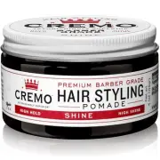 Cremo Hair Pomade for Men - Premium Barber Grade Pomade, High Hold & Shine, Hair