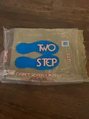 Vintage Two Step Carpet Scatter Mat For Auto/Home NOS Made In USA 13”x16”