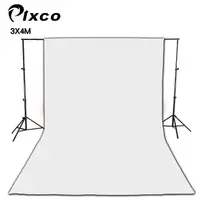 在飛比找PChome24h購物優惠-Pixco 拍攝寶優質TC棉背景布3X4M-白色