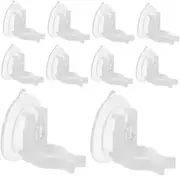 15pcs Candle Light Accessories Window Candles with Suction Cups Suction Window Candles Window Candle Suction Cups Suction Candles for Windows Window Candle Holder Transparent