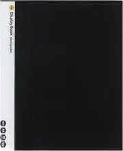 Marbig 2003802 Display Book Non-Refillable A4 20 Pockets Black
