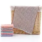 Terry Plaid Dish Cloths Cotton Tea Towels Dish Towels Kitchen Cleaning