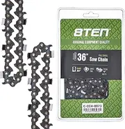 8TEN Full Chisel Chainsaw Chain 36 Inch .063 3/8 114DL for Stihl MS 290 360 440