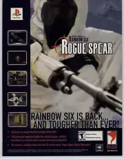 Tom Clancy's Rainbow 6 Rogue Spear PC Video Game Art 2000 Vintage Print Ad
