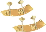 ibasenice Bass Tuning Machines Double Bass Parts 2pcs Bass Guitar Peg Tuners for Sound