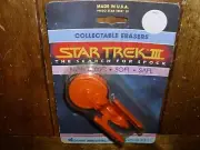 VINTAGE STAR TREK III U.S.S. EXCELSIOR DIENER ERASER SEARCH FOR SPOCK MOC 1984
