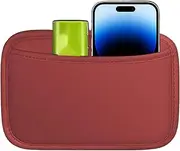 Storage Pockets for Car | Adhesive Storage Bag for Center Console | Multifunctional Automotive Organizer, Space Saving Sunglasses Holder