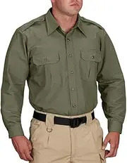Propper Men's Long Sleeve Tactical Shirt, Khaki, Large Long