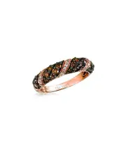 Le Vian Band 14K Rose Gold 1.13 ct. tw. Diamond Half-Eternity Ring