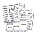 132 Stickers Printed Spice Jar and Pantry Food Jar Label Set Stickers Labels AUS