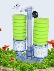 Aquarium Air Pump Sponge Bio Filter,Upettools Silent Mechanical and Biological High Density Foam Purifier Filtration Fish Tank Water Fall Air Pump.