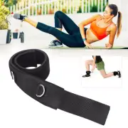 (Black)Fitness Ankle Straps Exercise Legs Cuff Leg Weight Wrist Belt Ankle MU