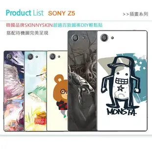 SONY Z5 / Z5P / Xperia X 插畫系列手機彩貼