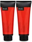 2x MUK Hard Muk Styling and Texturising Shampoo 250ml