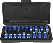 Terminal Removal Tool Kit, 19 Pcs Car Universal Electrical Terminal Block Release Connector Wire Pin Extractor, Release Tool for Connector Disassembly