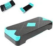 Aerobics Stepper Fitness Steps-Height Adjustable, for Home-Gym-Training-Routine-Training