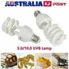 5.0/10.0UVB 13/26W Reptile light Bulb Compact Reptile Globe Light UV Lamp up AU