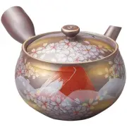 Banko-yaki teapot "Kutani painting" for 2 people, capacity approx. 350ml, No. 2
