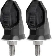 LED Indicator Blinkers Amber Lamp Accessories UN&IVE&RSAL MI&NI Motorcycle led Turn Signal Indicator Light Turning Amber Flasher Arrow led Lamp Bulb for Su&zu&ki(2pcs)