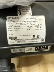 Nidec Motor Corporation S7P2A Steel Edge, Rolled Steel Frame Motor, 7 1/2 HP, 17