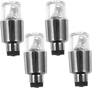 GANAZONO 4 Pack Tire Valve Cap Lights Illuminated Wheel Cap Lights Led Beads for Cars Suvs Trucks Safe Stylish